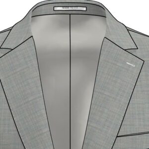 Lapel stitching and buttonhole